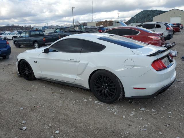1FA6P8CF3K5132069 - 2019 FORD MUSTANG GT WHITE photo 2
