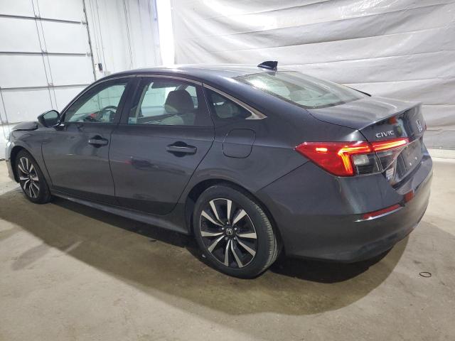 2HGFE1F76NH312673 - 2022 HONDA CIVIC EX GRAY photo 2