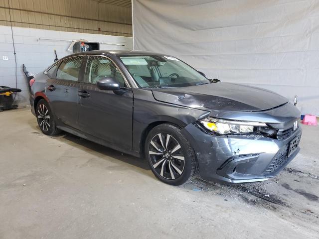 2HGFE1F76NH312673 - 2022 HONDA CIVIC EX GRAY photo 4