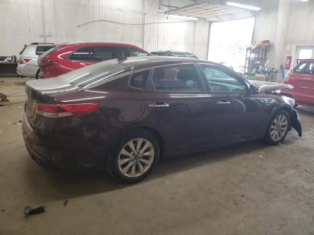 5XXGT4L36GG007837 - 2016 KIA OPTIMA LX MAROON photo 3