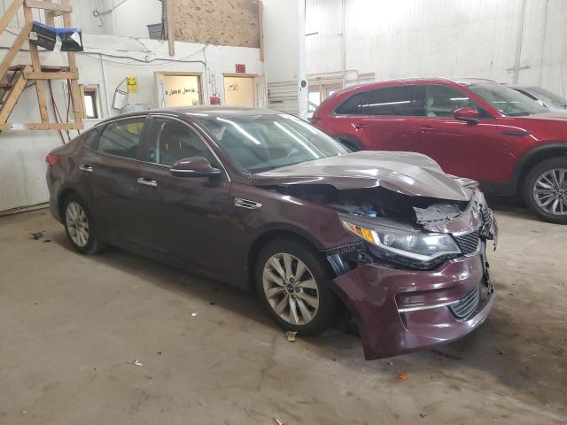 5XXGT4L36GG007837 - 2016 KIA OPTIMA LX MAROON photo 4