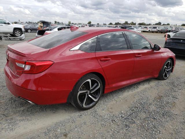 1HGCV1F31JA070061 - 2018 HONDA ACCORD SPORT Kırmızı fotoğraf 3