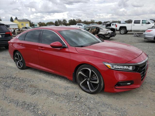 1HGCV1F31JA070061 - 2018 HONDA ACCORD SPORT Kırmızı fotoğraf 4