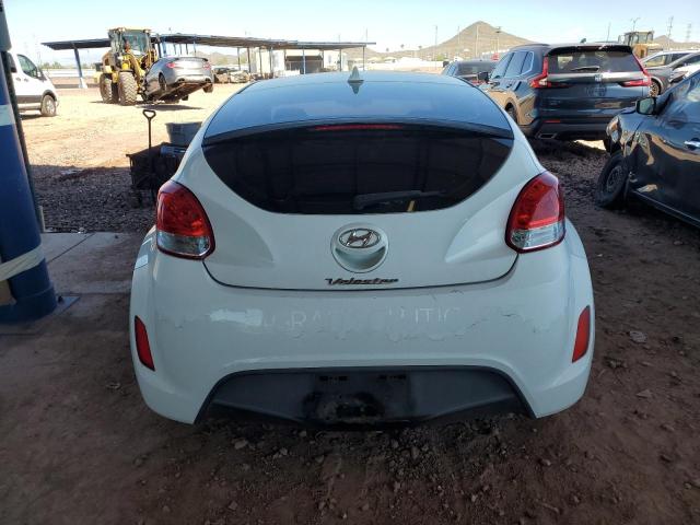 KMHTC6AD5DU147868 - 2013 HYUNDAI VELOSTER WHITE photo 6