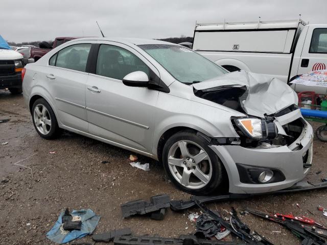 1G1JE5SH1C4105481 - 2012 CHEVROLET SONIC LTZ SILVER photo 4