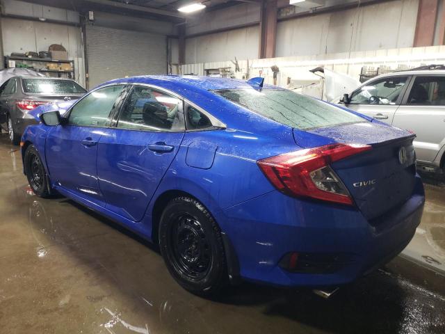 19XFC1F30JE000906 - 2018 HONDA CIVIC EX BLUE photo 2