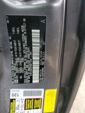 5TDYZ3DCXHS871348 - 2017 TOYOTA SIENNA XLE GRAY photo 13