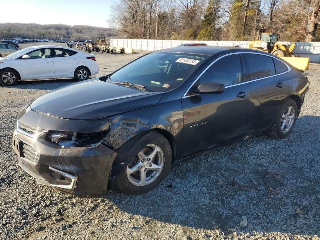 1G1ZB5ST0HF286505 - 2017 CHEVROLET MALIBU LS BLACK photo 1