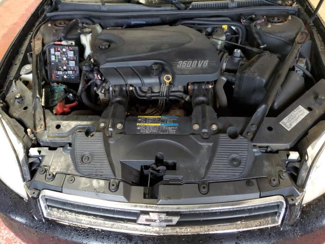 2G1WT58NX81350727 - 2008 CHEVROLET IMPALA LT BLACK photo 11