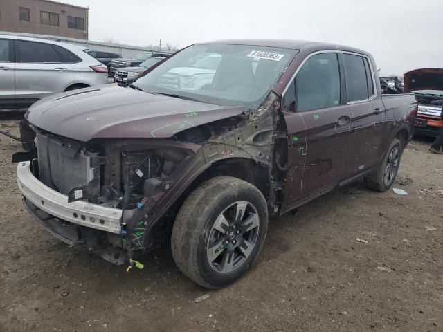 5FPYK3F58JB013493 - 2018 HONDA RIDGELINE RTL MAROON photo 1