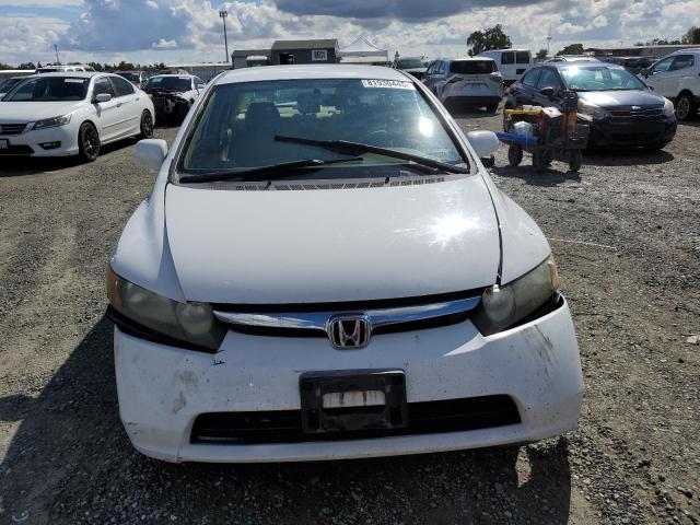 1HGFA16507L082936 - 2007 HONDA CIVIC LX WHITE photo 5