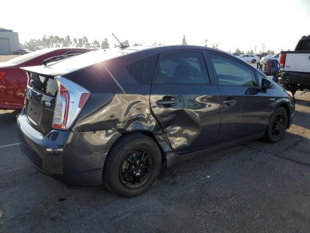 JTDKN3DU3F0459668 - 2015 TOYOTA PRIUS GRAY photo 3