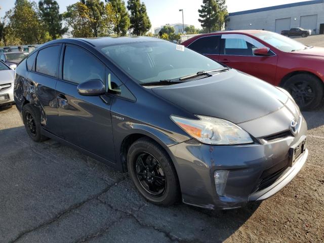 JTDKN3DU3F0459668 - 2015 TOYOTA PRIUS GRAY photo 4