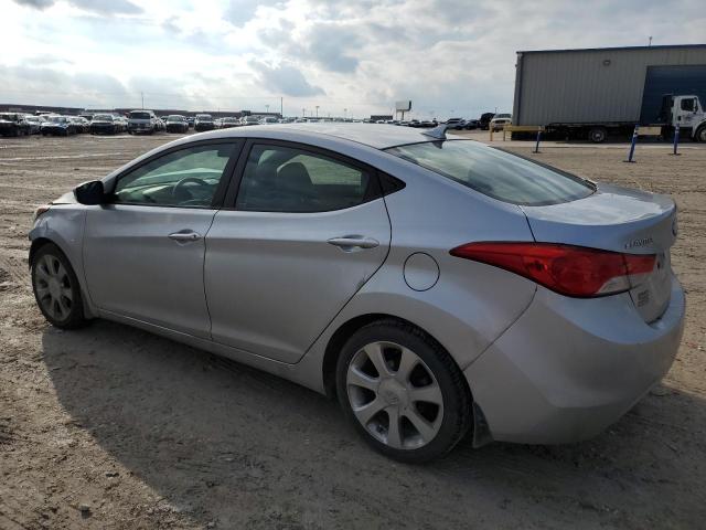 5NPDH4AEXDH234456 - 2013 HYUNDAI ELANTRA GLS SILVER photo 2