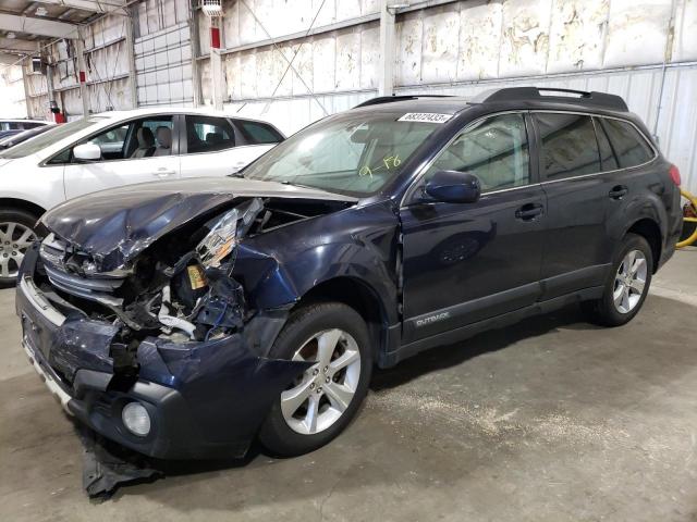 4S4BRCKC0D3317302 - 2013 SUBARU OUTBACK 2.5I LIMITED BLUE photo 1