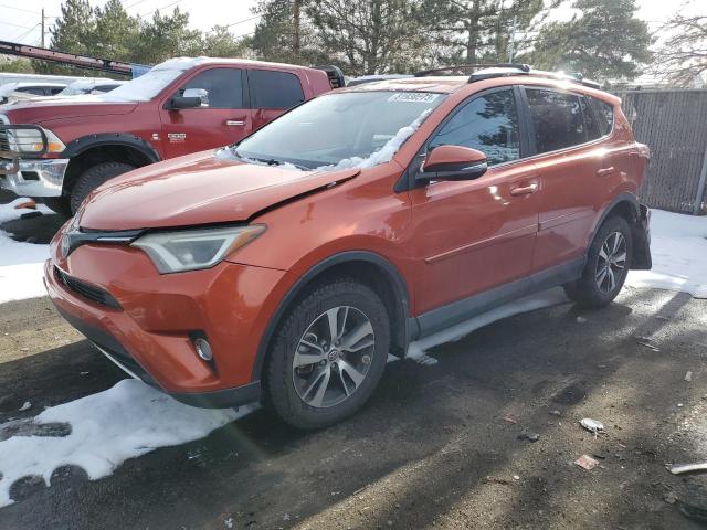 2T3RFREV2GW412005 - 2016 TOYOTA RAV4 XLE ORANGE photo 1