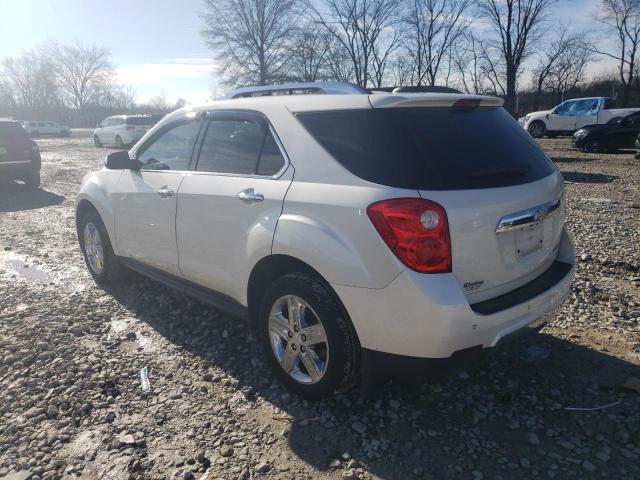 1GNALDEK9FZ135745 - 2015 CHEVROLET EQUINOX LTZ WHITE photo 2