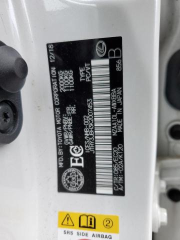 JTHY3JBH3K2007453 - 2019 LEXUS UX 200 WHITE photo 13