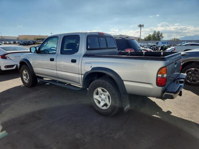 5TEHN72N82Z034793 - 2002 TOYOTA TACOMA DOUBLE CAB SILVER photo 2
