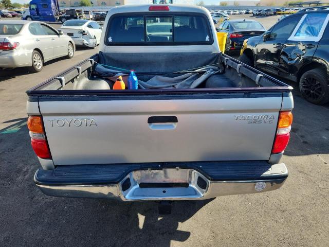 5TEHN72N82Z034793 - 2002 TOYOTA TACOMA DOUBLE CAB SILVER photo 6