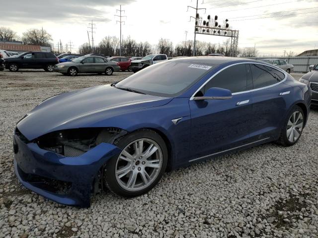 5YJSA1E29LF381892 - 2020 TESLA MODEL S ლურჯი ფოტო 1