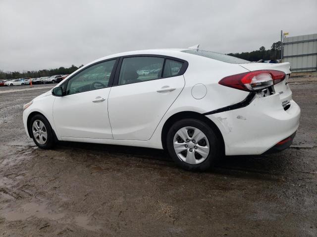 3KPFL4A73JE257005 - 2018 KIA FORTE LX WHITE photo 2