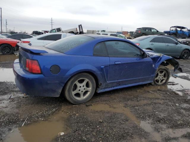 1FAFP40464F107840 - 2004 FORD MUSTANG BLUE photo 3