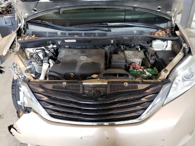 5TDKK3DC2BS161250 - 2011 TOYOTA SIENNA LE BEIGE photo 12