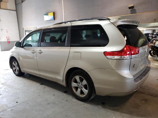 5TDKK3DC2BS161250 - 2011 TOYOTA SIENNA LE BEIGE photo 2