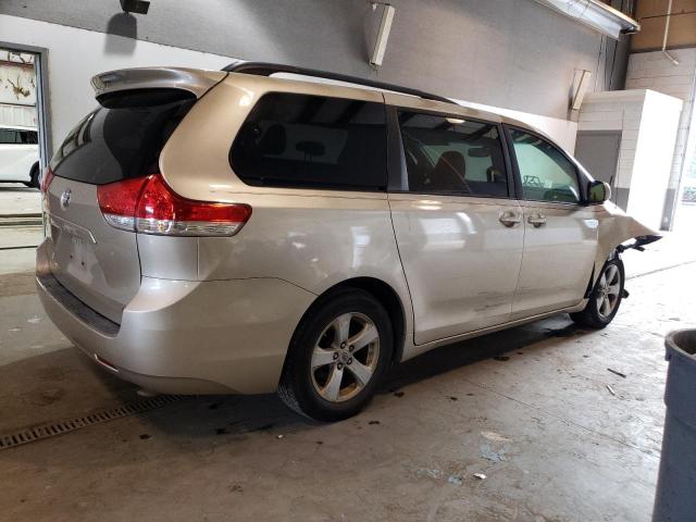 5TDKK3DC2BS161250 - 2011 TOYOTA SIENNA LE BEIGE photo 3