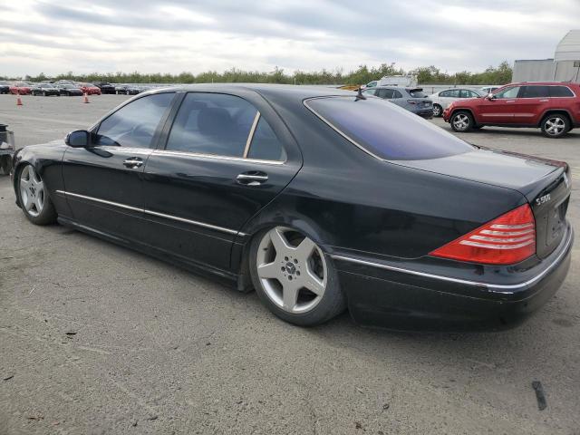 WDBNG75J83A326783 - 2003 MERCEDES-BENZ S-CLASS 500 BLACK photo 2