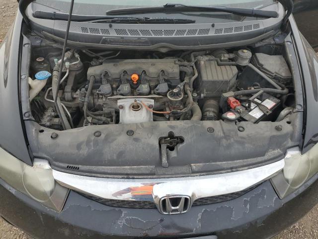 19XFA16509E046819 - 2009 HONDA CIVIC LX შავი ფოტო 11