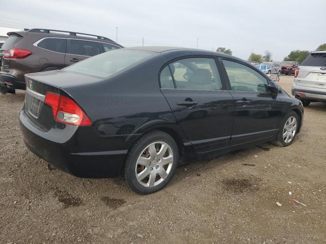 19XFA16509E046819 - 2009 HONDA CIVIC LX შავი ფოტო 3