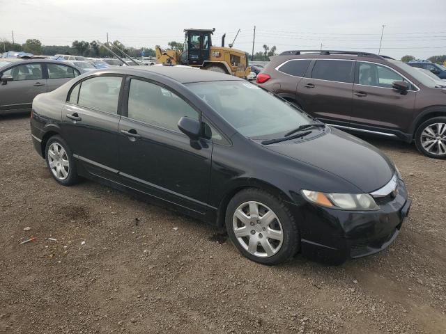 19XFA16509E046819 - 2009 HONDA CIVIC LX შავი ფოტო 4