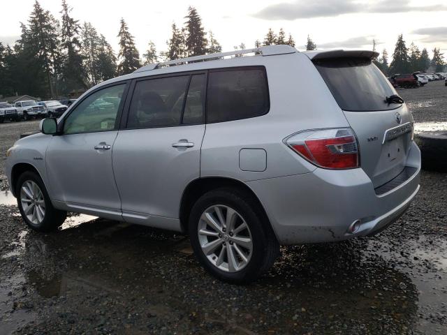 JTEEW44A082015270 - 2008 TOYOTA HIGHLANDER HYBRID LIMITED SILVER photo 2