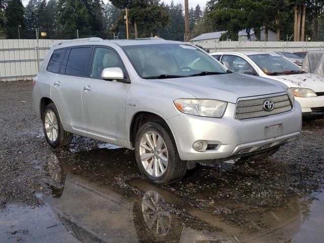 JTEEW44A082015270 - 2008 TOYOTA HIGHLANDER HYBRID LIMITED SILVER photo 4