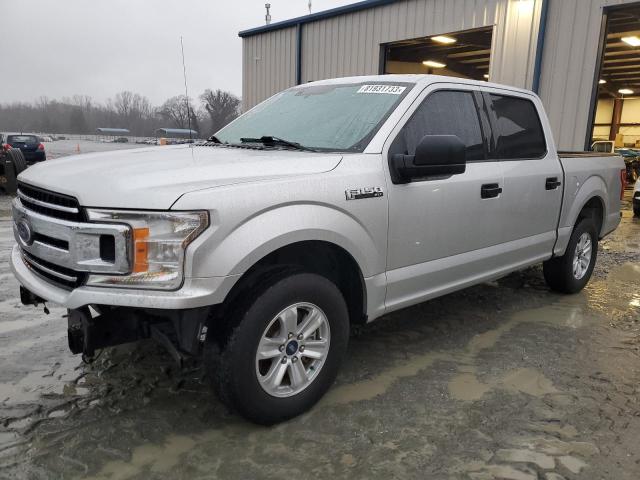 1FTEW1C54JFB87498 - 2018 FORD F150 SUPERCREW SILVER photo 1