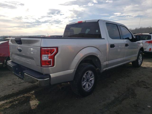 1FTEW1C54JFB87498 - 2018 FORD F150 SUPERCREW SILVER photo 3