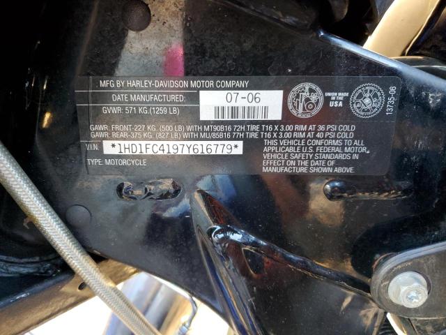 1HD1FC4197Y616779 - 2007 HARLEY-DAVIDSON FLHTCUI 蓝色 照片 10