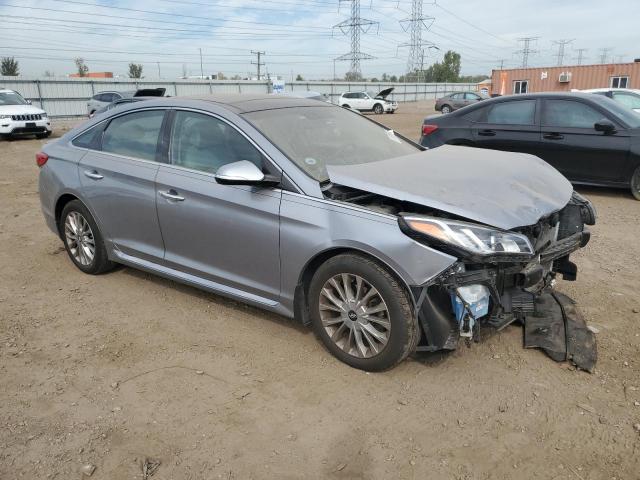 5NPE34AF6FH236154 - 2015 HYUNDAI SONATA SPORT SILVER photo 4