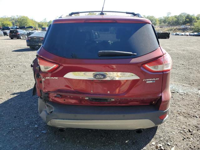 1FMCU9J9XEUC77804 - 2014 FORD ESCAPE TITANIUM RED photo 6