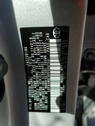 5YFB4MDE0PP000154 - 2023 TOYOTA COROLLA LE Gümüş foto 12