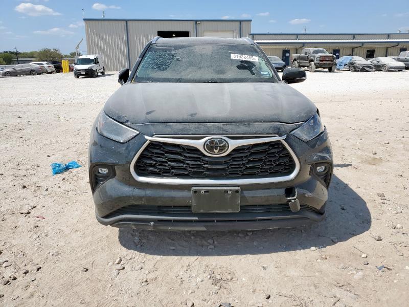 5TDGZRAH0MS524619 - 2021 TOYOTA HIGHLANDER XLE CHARCOAL photo 5
