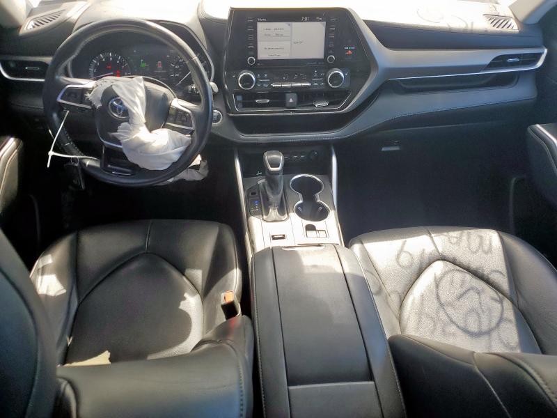 5TDGZRAH0MS524619 - 2021 TOYOTA HIGHLANDER XLE CHARCOAL photo 8