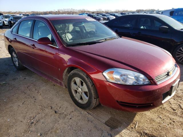 2G1WT57K091100776 - 2009 CHEVROLET IMPALA 1LT RED photo 4