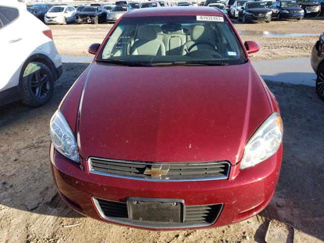 2G1WT57K091100776 - 2009 CHEVROLET IMPALA 1LT RED photo 5