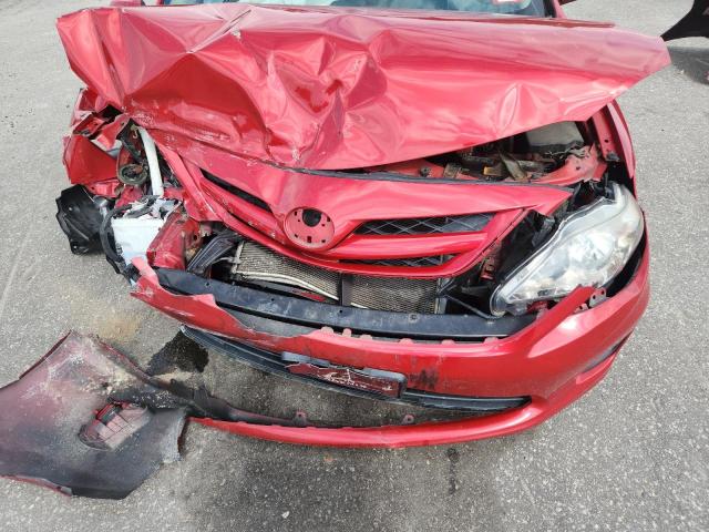 2T1BU4EE2CC869332 - 2012 TOYOTA COROLLA BASE RED photo 11