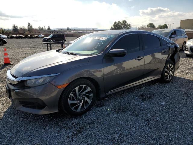 2HGFC2F72HH518346 - 2017 HONDA CIVIC EX GRAY photo 1