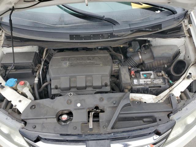 5FNRL5H91EB052616 - 2014 HONDA ODYSSEY TOURING WHITE photo 12