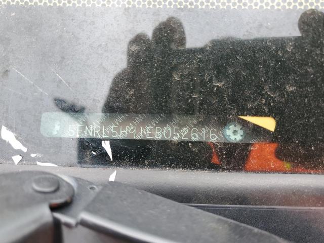 5FNRL5H91EB052616 - 2014 HONDA ODYSSEY TOURING WHITE photo 13